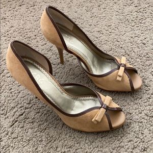 Suede BCBG high heels